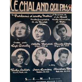 Le Chaland Qui Passe . Accordéon Et Piano