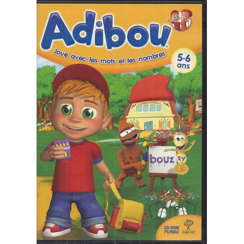 Adibou Joue Avec Les Mots Et Les Nombres - 5-6 Ans - Pc Mac - Cocktel