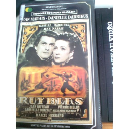 Cassette Vidéo Vhs - Ruy Blas - Jean Marais
