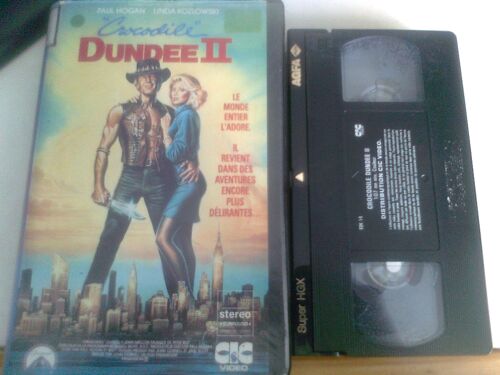 Cassette Vidéo Vhs - Crocodile Dundee 2 - Paul Hogan