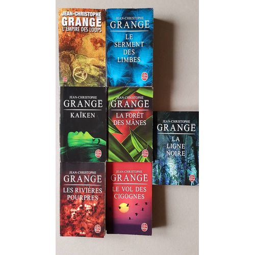 Jean Christophe Grangé - Lot De 7 Livres