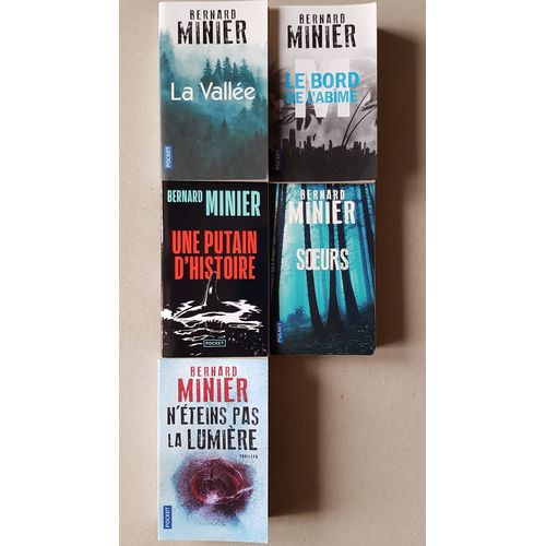 Bernard Minier - Lot De 5 Livres