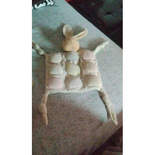 Doudou Lapin Kaloo Plat Pastel