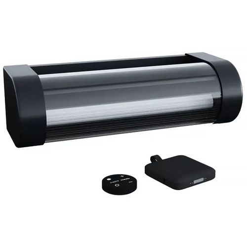 Applique Solaire Et Rechargeable Booster " Loma " 150 À 900 Lumen - Noir