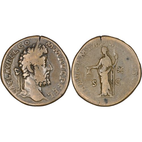 Rome - Sesterce - Commode - Libertas Tenant Abaque Et Sceptre - Tres Rare - Ric.619a - 24-333