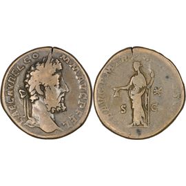 Rome - Sesterce - Commode - Libertas Tenant Abaque Et Sceptre - Tres Rare - Ric.619a - 24-333