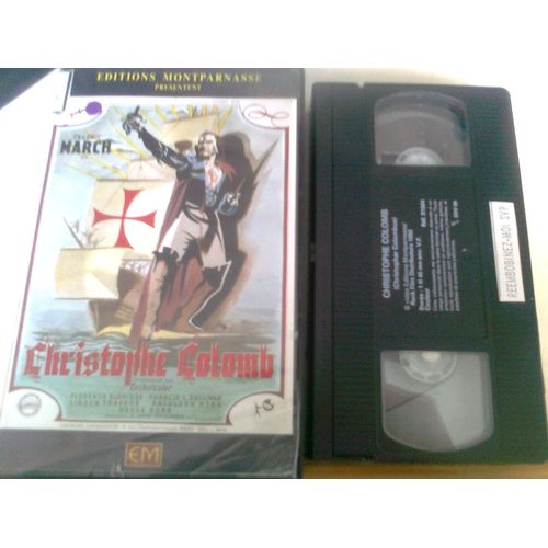 Cassette Vidéo Vhs - Christophe Colomb - Fredric March