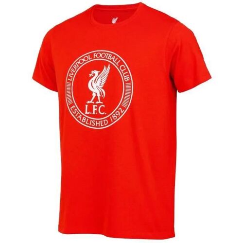 10 Ans - T-Shirt Enfant - Liverpool F.C. - Collection Officielle - Rouge - Manches Courtes - 100% Coton