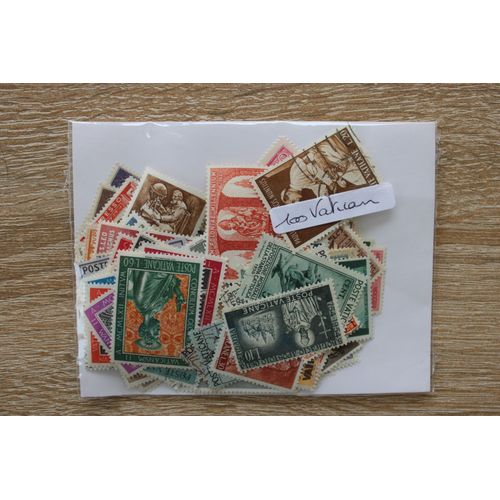 Vatican 100 Timbres Différents