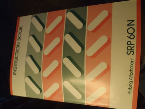 Livre D Instructions Machine A Tricoter Silver Seiko Srp60n