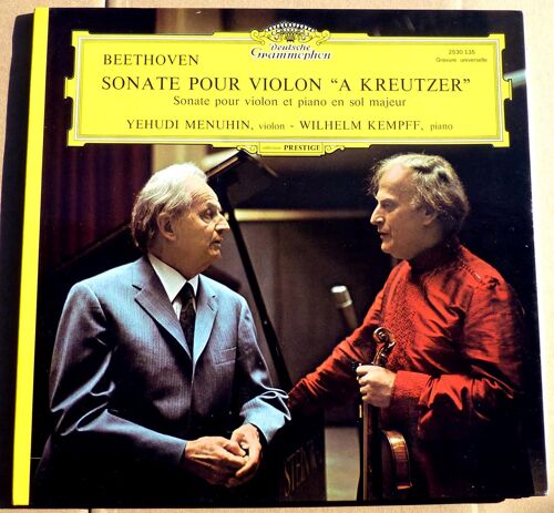 Deutsche Grammophon 2530 135 - Beethoven - Sonate Pour Violon Et Piano En Sol Majeur "A Kreutzer" 