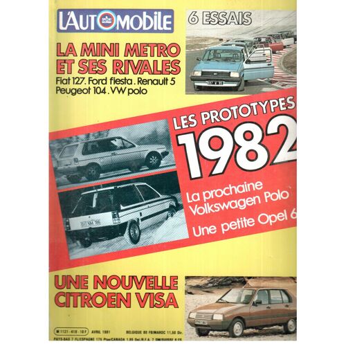 L'automobile Magazine N° 418 De Avril 1981