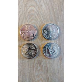 Lot De 4 Pièces De 1 Dollar - Usa - 2024 - Industrie Et Innovation
