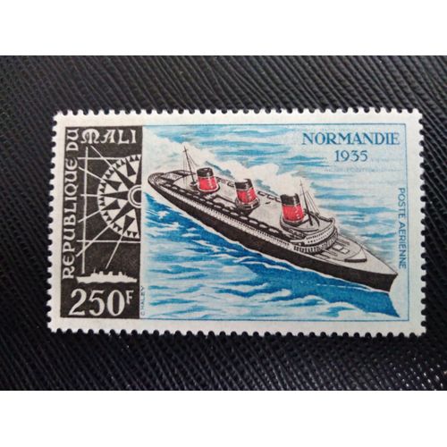 Timbre Mali Yt 126 Ss Normandie (1935) 1971 (020309 )