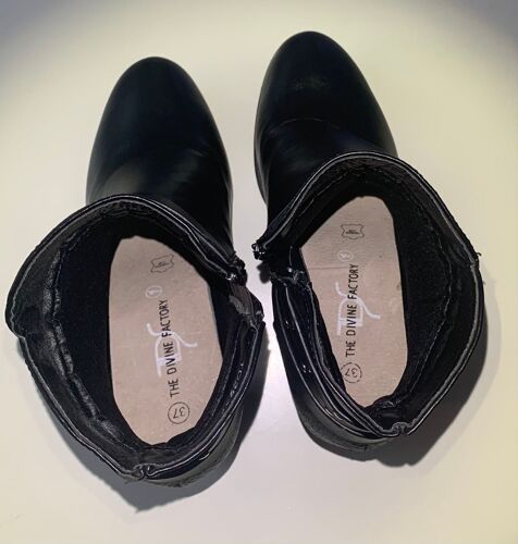 À Re Bottines Noires Porté Deux Fois Voir Photos - 37