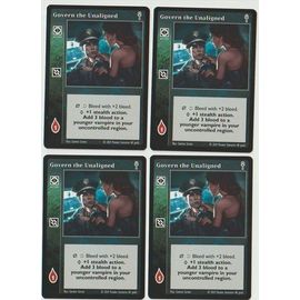 Govern The Unaligned X4 - Fifth Edition Vampire The Eternal Struggle