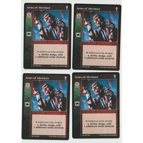 Arms Of Ahriman X4 - Fifth Edition Vampire The Eternal Struggle