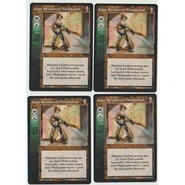 Kine Resources Contested X4 - Fifth Edition Vampire The Eternal Struggle