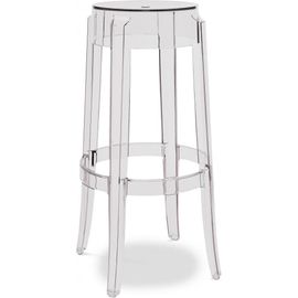 Tabouret De Bar Victoire - 75cm - Design Transparent Transparent
