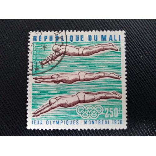 Timbre Mali Yt Pa 277 Jeux Olympiques D'été - Montréal - Natation 1976 (020309 )