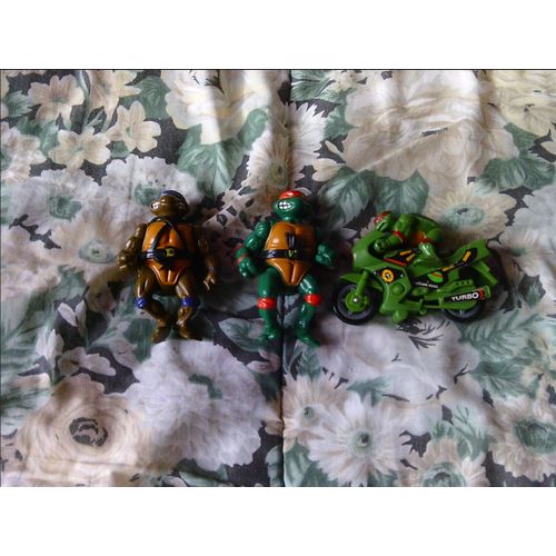 Lot De 3 Figurines Tortues Ninja