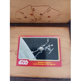 Carte Star Wars Combat Acharné Entre X-Wings Et Tie Fighters 42