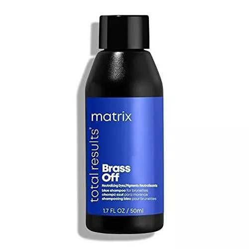 Matrix Brass Off Shampoing Neutralisant De Reflets Jaunes/Orangés 50ml (Format Voyage) 