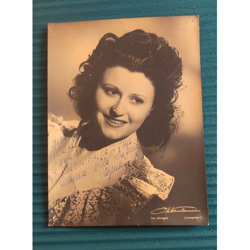 Photo Dédicacée De Jacqueline Delaunay À Jean Guigo