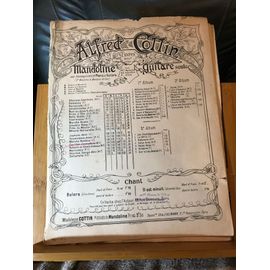 Alfred Cottin Carillon Champetre Partition Mandoline Piano Partition