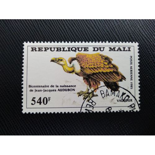 Timbre Mali Yt Pa 506 Vautour Fauve (Gyps Fulvus) 1985 (020309 )