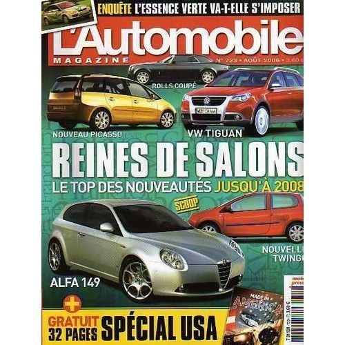L'automobile Magazine 723 De 2006 Rolls Royce 101ex,Bmw Z4 Coupe 3.0si,Chevrolet Captiva 2.0 Vcdi Lt,Alfa Spider 2.2 Jts Selective,Mercedes Gl320 Cdi,C5 Break 2.2 Hdi 170 Ex,Opel Astra Twintop 1.9 Cdt