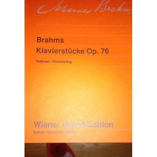 Klavierstuke Op 76 Brahms