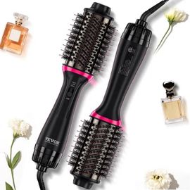 Brosse Soufflante Sèche-Cheveux Lonique 4 En 1-Vevor-Brosse De Coiffage À Air Chaud 3 Températures Pour Lisser, Sécher
