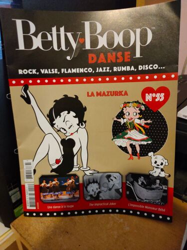 Fascicule Betty Boop Danse Hachette N° 55