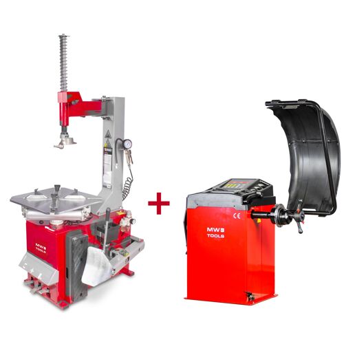 Pack démonte-pneu BT100 3x400V et équilibreuse de roues BB205 230V MW Tools BT100 SET2