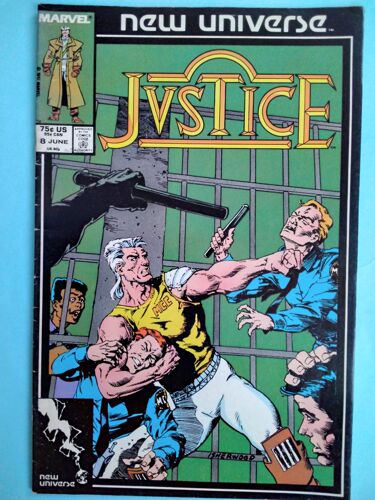 Marvel New Universe : Justice N°8 (Marvel Comics - 1987)