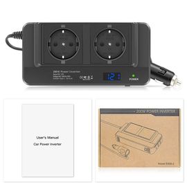 Convertisseur De Voiture 200w 12v À 220v Avec Prise Euro Interface Type-C