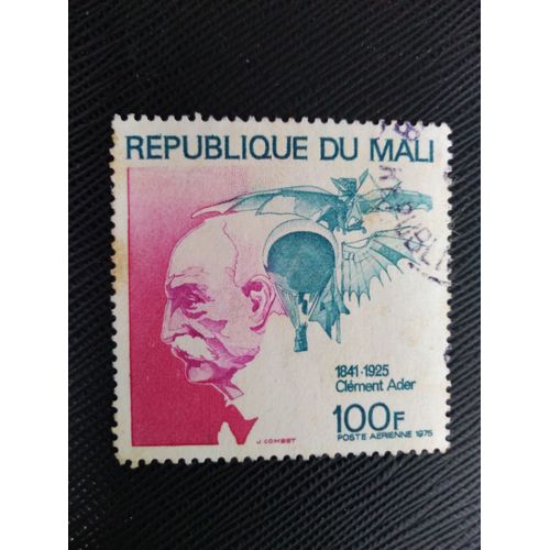 Timbre Mali M L 517 50e Anniversaire De La Mort De Clément Ader 1975 (020309 )