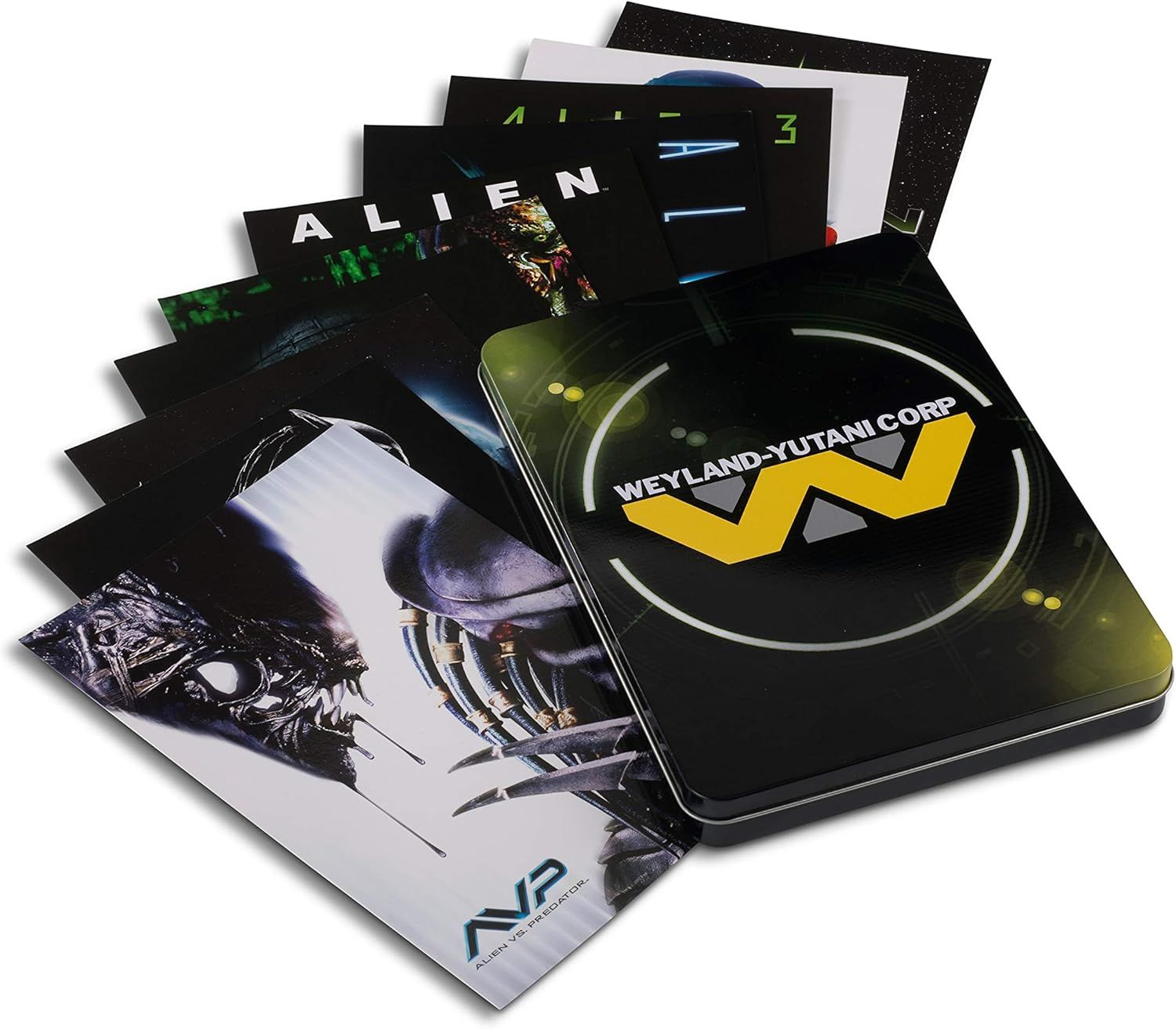 Cartes Posters / Collection : The Alien & Predator (Dimensions 26x18 Cm) Eaglemoss Année 2016 - Boite Métal