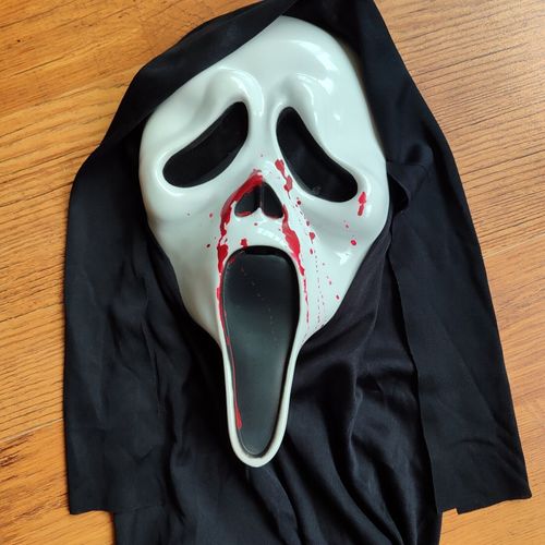 Masque Scream Ghostface Custom Avec Sang - Halloween Mask