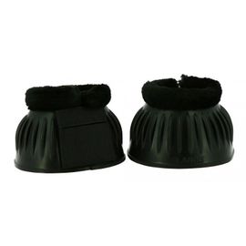 Cloches Norton "Soft" Mouton - Couleur : Noir, Taille : S Pour Cheval Et Poney