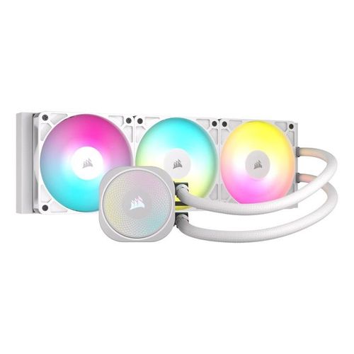 CORSAIR - Modèle du produit : Kit Watercooling AIO Nautilus RGB - 360mm (Blanc)