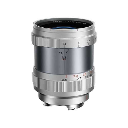 THYPOCH Simera 75mm f/1.4 ASPH. for Leica L, Argent
