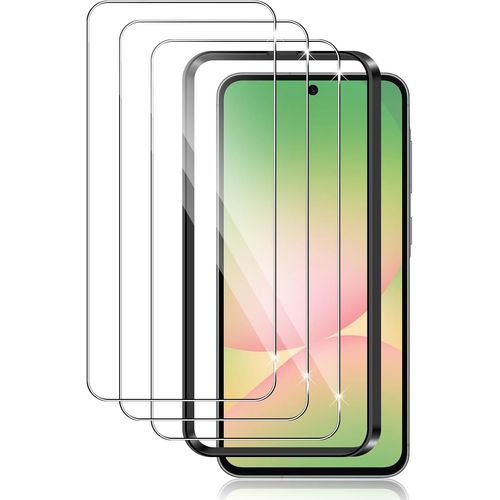 CAUC-3 Pièces Verre Trempé pour Samsung Galaxy A56,9H Dureté/Anti-Rayures/Sans Bulles/Ultra Résistant,Protection écran