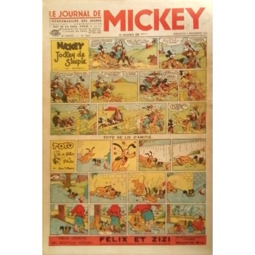Le Journal De Mickey N° 264 - 5 Novembre 1939