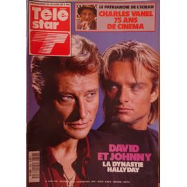 Télé Star N° 656 - 1989 - David Et Johnny Hallyday