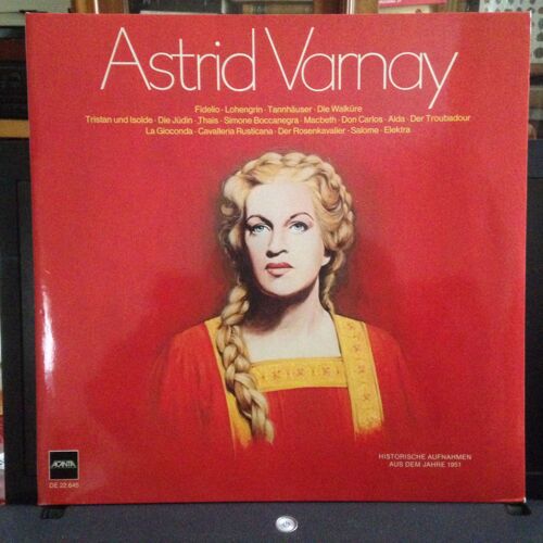 Astrid Varnay Historische Aufnahmen Aus Dem Jahre 1951