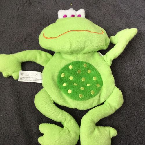 Doudou Hema Baby Grenouille Verte 