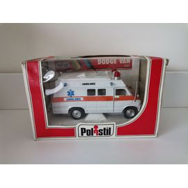 Polistil Dodge Van Ambulance 1/25ème 1980 Neuve En Boite-Polistil