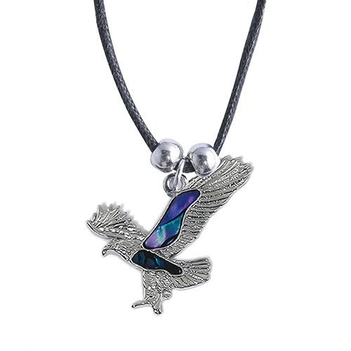 Pendentifs Cordons "Aigle" Nacre Naturelle Bleue